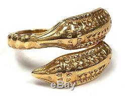 1960s Vintage David Andersen Saga 14K Gold Over Sterling Silver Viking Ring