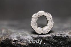 Ancient Viking Slver Bead, Antique Nordic Jewelry, Authentic, 600-1100 AD