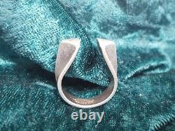 Anna Greta Eker Vintage Norvegian Modernist Sterling Silver ring