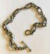Antique Sterling Georg Jensen Link/Charm Bracelet 8 Long