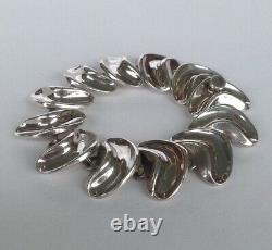 Anton Michelsen Gertrude Engel Rougie Danish Silver Modernist Bracelet Denmark