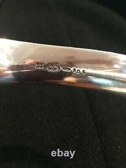 Authentic Georg Jensen Sterling Silver Bangle Bracelet 206