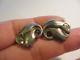 Beautiful Vintage Georg Jensen Denmark #100 Sterling Tulip Earrings-no Res