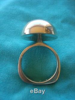 Bernard Hertz Danish Mid Century Modern Sterling Silver Ring