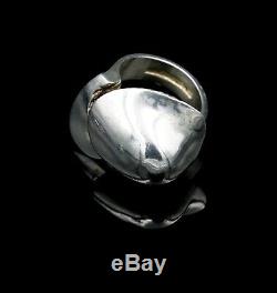 Björn Weckström for Lapponia Jewelry Vintage Modernist Sterling Silver Ring