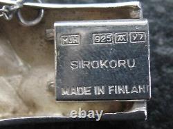 Bracelet Silver 925 Sirokoru Finland Vintage Design Matti Hyvärinen From 1976