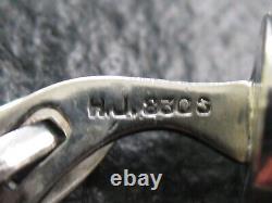 Cufflinks Silver 830 Hans Jensen Denmark Knot Form