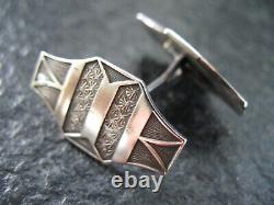 Cufflinks Silver 830 Norway Art Deco From Approx
