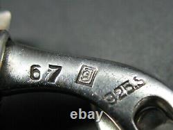 Cufflinks Silver 925 Georg Jensen Denmark No 67 From Ca 1940
