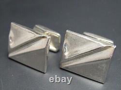 Cufflinks Silver 925 Lapponia Finland Vintage Design From 1983