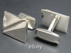 Cufflinks Silver 925 Lapponia Finland Vintage Design From 1983