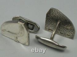 Cufflinks Silver 925 Sporrong Norway Vintage Design Vikings
