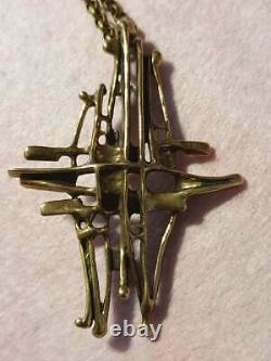 DAVID ANDERSEN Norway Bronze pendant / brooch UNI D-A, Unn Tangerud DESIGN
