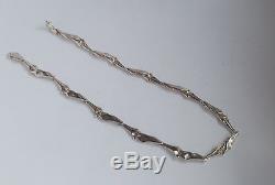 Danish 50's Henry Andersen Silver 925s Modernist Links Necklace