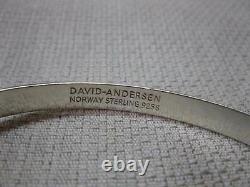 David Andersen Bracelet Norway Modern Modernist Sterling Silver Scandinavian