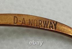 David Andersen, Choker For Unn Tangerud, Copper & Enamel Pendant, Norway