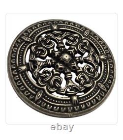 David Andersen Large Rare Viking Brooch sterling Pendant Norway Scandinavian