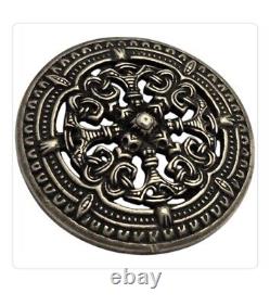 David Andersen Large Rare Viking Brooch sterling Pendant Norway Scandinavian