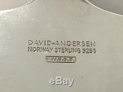 David-Andersen Norway Sterling 925S Thors Hammer Pendant with 20 Chain