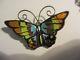 David Andersen Norway Sterling Guilloche Multi Color 1 3/4 Butterfly Pin-nr