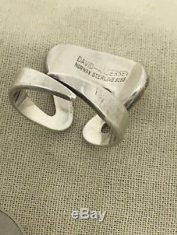 David Andersen Norway Sterling Silver Modernist Ring Rare Sz 7.25. 34-10