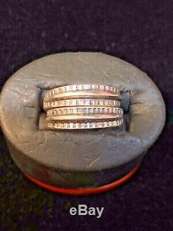 David Andersen Sterling Silver Viking Saga Ring Size 8