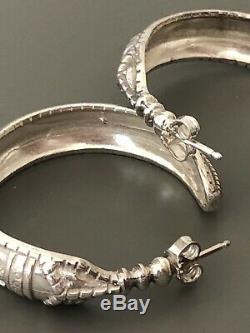 David Andersen vintage saga collection 925 Sterling silver Earrings Norway