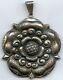 Denmark Jewelry 1971 Large Necklace Pendant 830 Sterling Silver 58mm 55gr