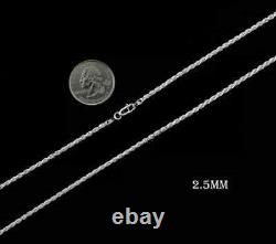 Diamond Cut Solid Sterling Silver Rope Chains 925 Heavy You ChooseFree S/H