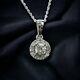 Diamond Necklace 14k White Gold 18 1/4 Carat T. W. Anniversary Gift for Wife