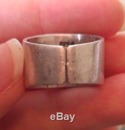 EKER Vintage Norway Sterling Silver Ring, Anna Greta Eker. Size 6