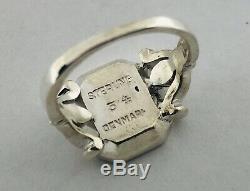 Early Georg Jensen Denmark Sterling Silver Ring N54