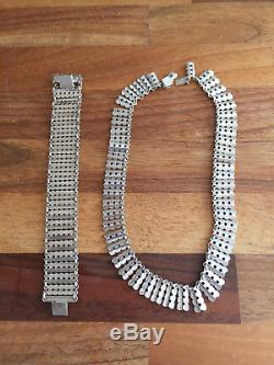 Einar Modahl Sterling Silver Enamel Necklace, Bracelet setNorway