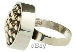 Erik Granit Sterling Modernist Ring