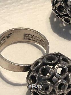Erik Granit Sterling Silver ring Pendant Finland