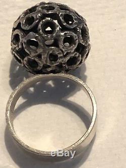 Erik Granit Sterling Silver ring Pendant Finland