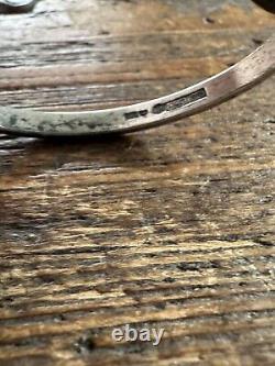 Finland Sterling Silver Bracelet Vintage Brutalist Kalevala Koru