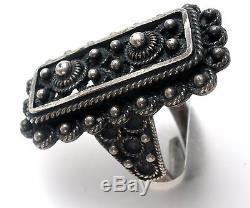 Finn Jensen Sterling Silver Ring Vintage Modernist Size 7 Norwegian 925 Jewelry