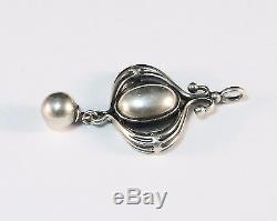 GEORG JENSEN Sterling Pendant Of The Year 2013 w. Silverball