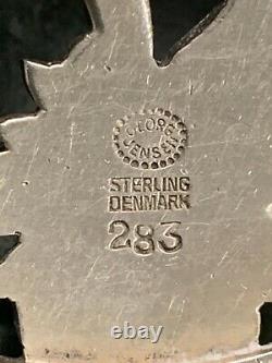 GEORG JENSEN Sterling Silver 925 Butterfly Brooch #283 Denmark -Ships Free