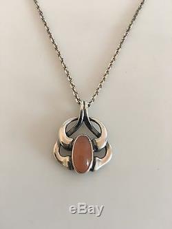 Georg Jensen Annual Pendant Sterling Silver with stone 2006