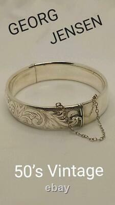 Georg Jensen Bracelet Sterling Silver Denmark Jewelry Vintage #13117