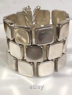 Georg Jensen Denmark Sterling Silver Bracelet #193, Astrid Fog Design