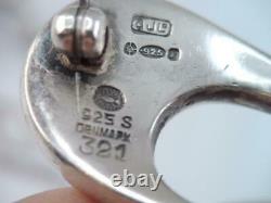 Georg Jensen Denmark Sterling Silver Pin/brooch #321 Henning Koppel Splash