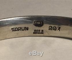 Georg Jensen Denmark Torun Sterling Silver Modernist Bracelet 207