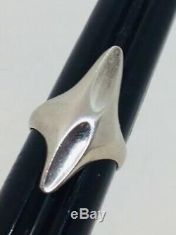 Georg Jensen Denmark Vintage Sterling Silver Koppel Modernist Ring Size 7.5 #128