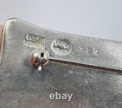 Georg Jensen Denmark Vintage Sterling Silver Modernist Henning Koppel Pin No 327