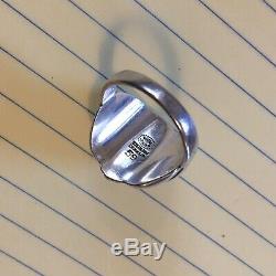 Georg Jensen Hematite Ring Size 6.5