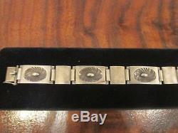 Georg Jensen Men's Sterling Silver Bracelet #56A Henry Pilstrup 1945 Hallmarks
