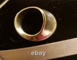 Georg Jensen Mobius Sterling Ring #148 by Designed by Torun, Size 6.25